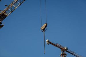 partie d'une grue à tour de construction photo