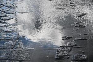 textures pluvieuses d'asphalte photo