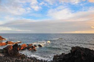 vue panoramique sur la côte photo