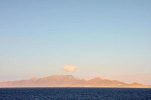 vue panoramique sur la côte photo