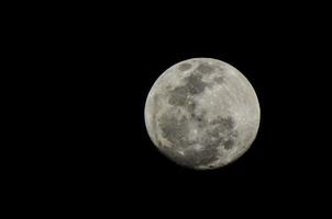 pleine lune la nuit photo