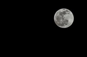 la lune la nuit photo