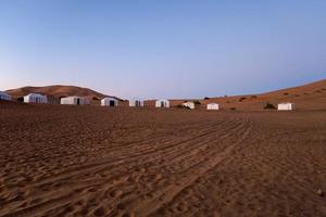 vue panoramique sur le désert au maroc photo