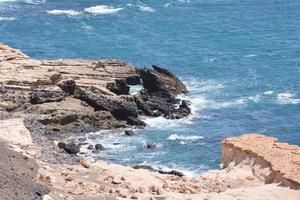 vue panoramique sur la côte photo