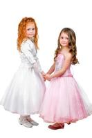 petites filles en jolies robes photo