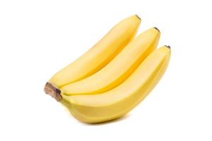 gros plan de trois bananes douces photo