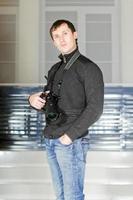 portrait de photographe masculin photo