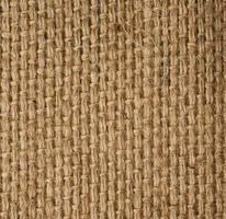 texture de toile de jute brune, tissu rugueux avec fibres pour sacs, macro