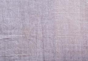 texture de vieux tissu de lin gris photo