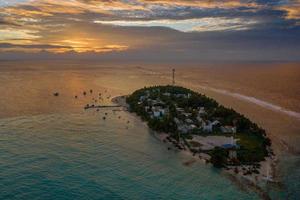 vue aérienne des maldives photo