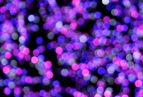 lumières défocalisées violettes et bleues photo