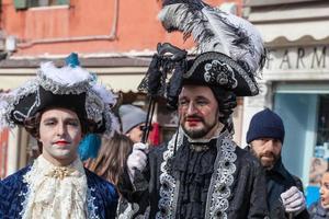 venise, italie - février 2019 carnaval de venise, tradition italienne typique et festivité avec masques photo