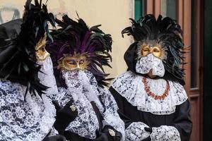 venise, italie - février 2019 carnaval de venise, tradition italienne typique et festivité avec masques photo