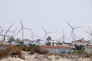 éoliennes pour la production d'énergie électrique non polluante photo