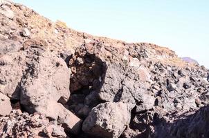 gros plan des rochers de la mer photo