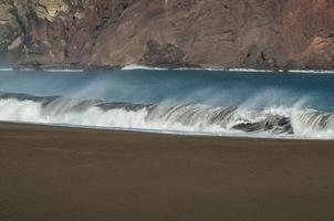 gros plan sur l'eau de mer photo