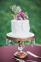 gâteau du jour du mariage photo