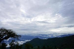 sky line depuis le village décalé sillery gaon de kalimpong photo