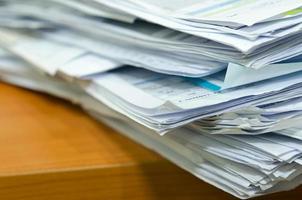 pile de documents photo