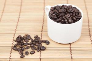 tasse à café et grains de café