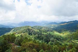 zone agricole en montagne photo