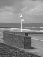 île de norderney dans la mer du nord photo