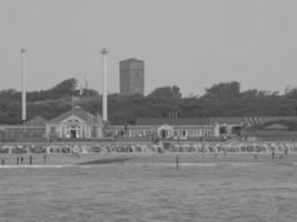 île de norderney dans la mer du nord photo