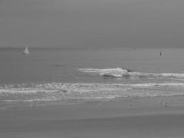 île de norderney dans la mer du nord photo