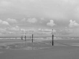 île de norderney dans la mer du nord photo