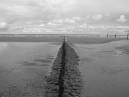 île de norderney dans la mer du nord photo