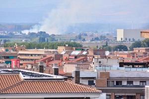 vue de dessus de la ville photo