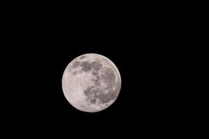 la lune la nuit photo