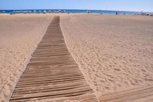 vue rapprochée de la plage pittoresque photo