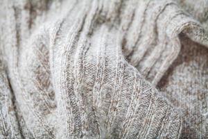 vêtements en laine hiver, texture. photo
