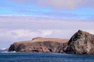 vue panoramique sur la côte photo