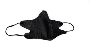 masque de protection en coton réutilisable noir photo
