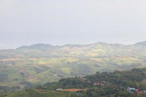 zone agricole en montagne photo