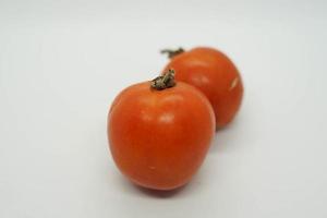 tomate avec une blanc Contexte. photo