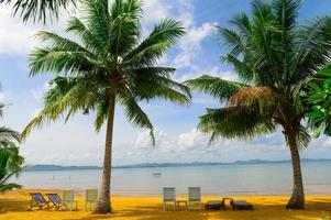 plage d'été en thaïlande photo