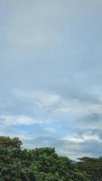 forêt colline nuageux ciel avec des nuages la nature paysage photo