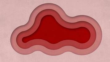 rouge abstrait liquide papercut Contexte photo