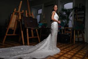 fille dans mariage robe mode portrait photo