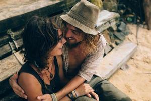 portrait de couple en plein air photo