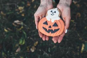 vue sur les biscuits d'halloween photo