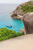 Point de vue sur l'île de similan, phuket, thaïlande photo