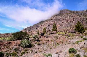 paysage rocheux sur les îles canaries photo