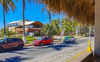 puerto escondido oaxaca mexico 2023 vue panoramique rue touristique palm city zicatela puerto escondido mexico. photo