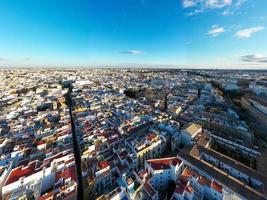 séville ville aérien vue dans séville Province de andalousie autonome communauté de Espagne, L'Europe  photo