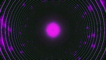 cercles violets concentriques conception de kaléidoscope illustration 3d pour le fond ou le papier peint photo