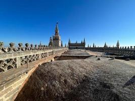 la giralda, cloche la tour de le séville cathédrale dans Espagne. photo